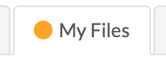tab labeled my files
