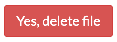 confirm file deletion button